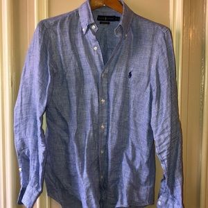 RALPH LAUREN linen button down shirt